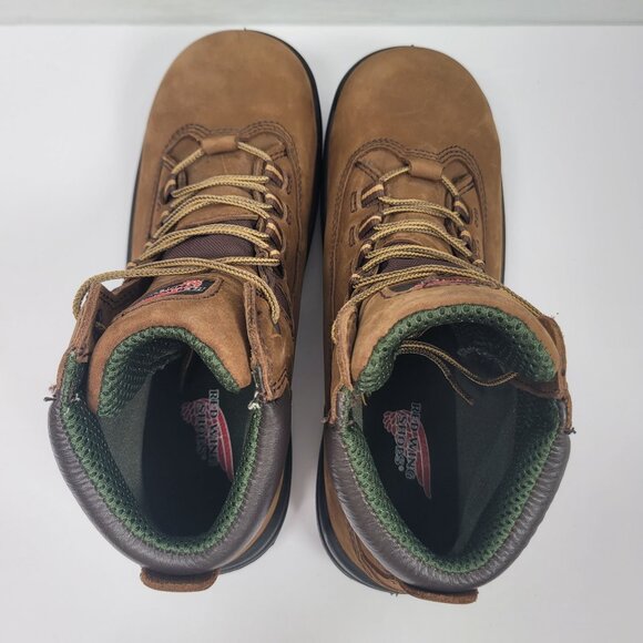 Red Wing 2340 Women's Waterproof Brown Leather Lace Up Boots US Size 10 - Picture 7 of 10